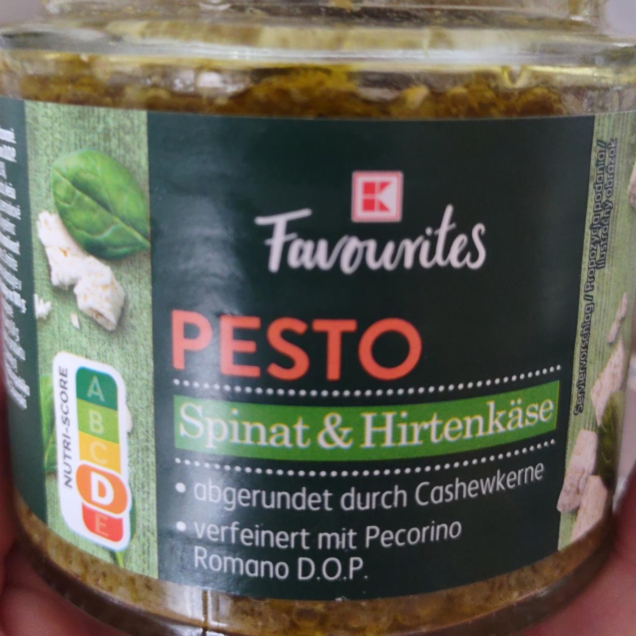 Fotografie - Pesto spinat & hirtenkäse K-Favourites