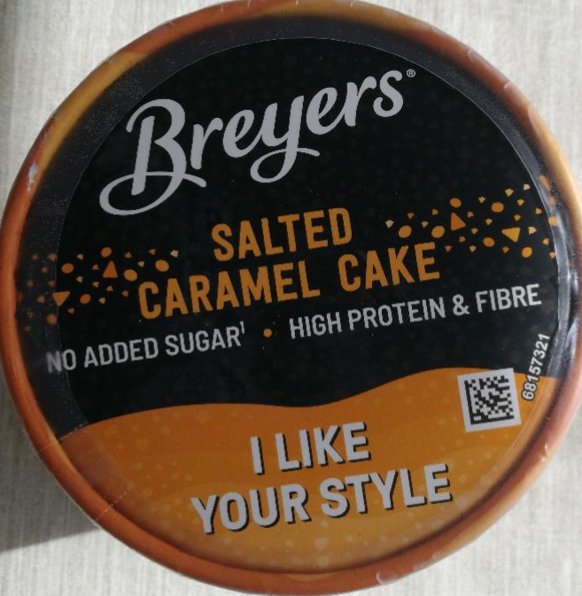 Fotografie - Breyers salted caramel cake