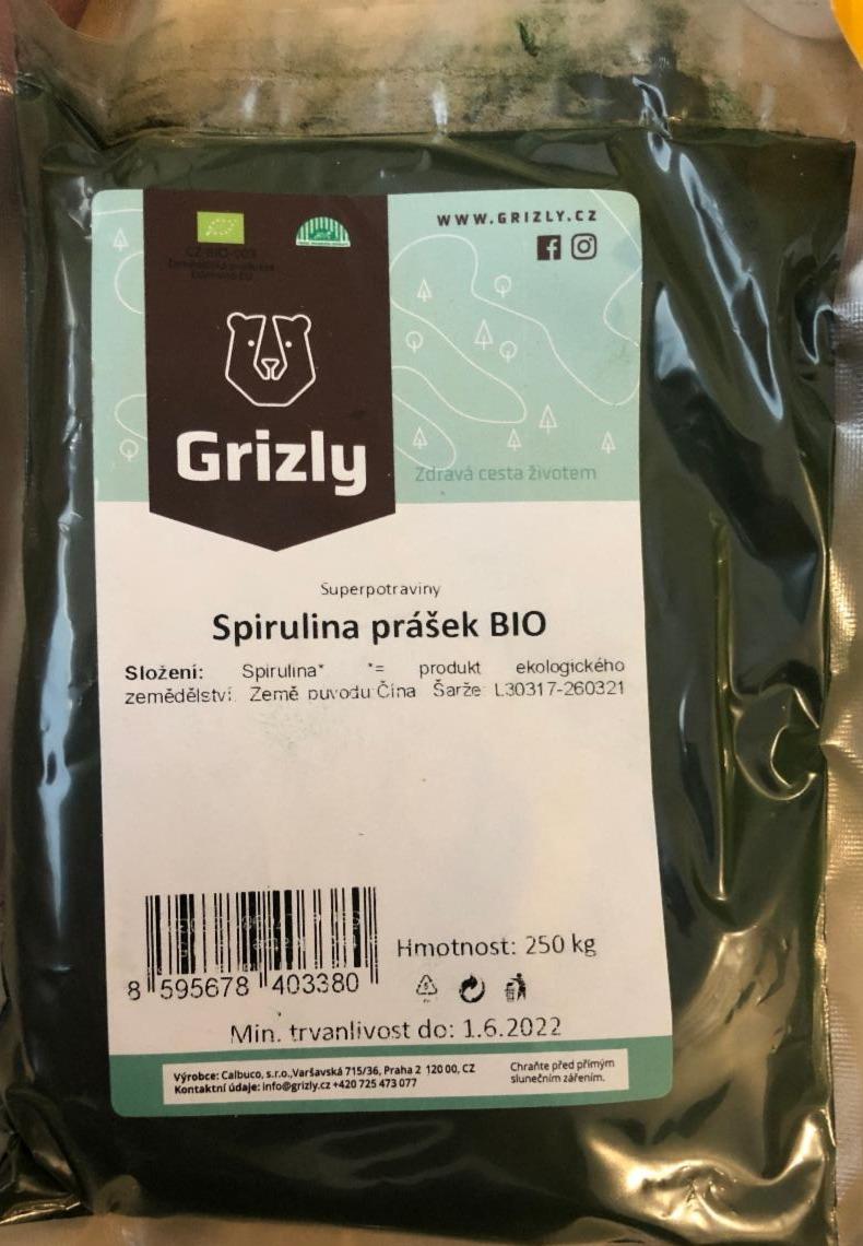 Fotografie - Spirulina prášek BIO Grizly