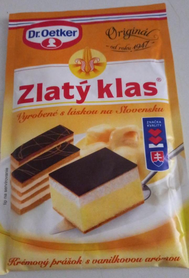 Fotografie - Zlatý klas krémový prášok Dr.Oetker