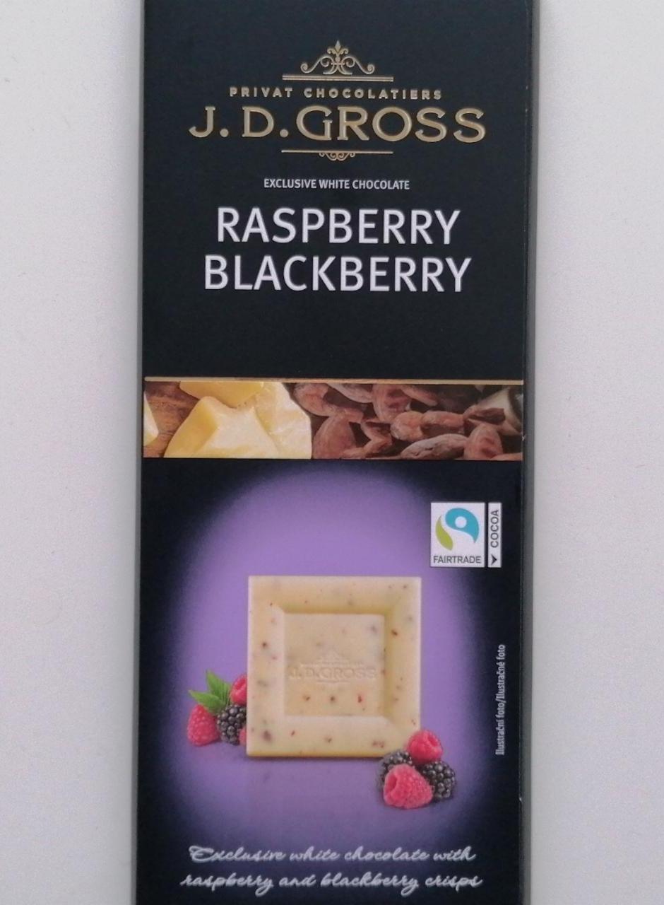 Fotografie - Raspberry Blackberry Exclusive White Chocolate J.D.Gross
