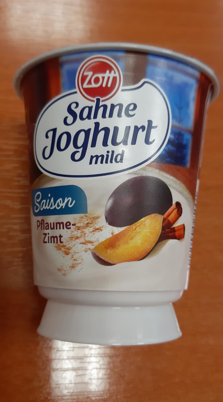 Fotografie - Sahne Joghurt mild Pflaume-Zimt