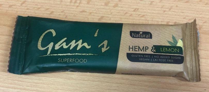 Fotografie - Superfood Hemp & Lemon Gam's