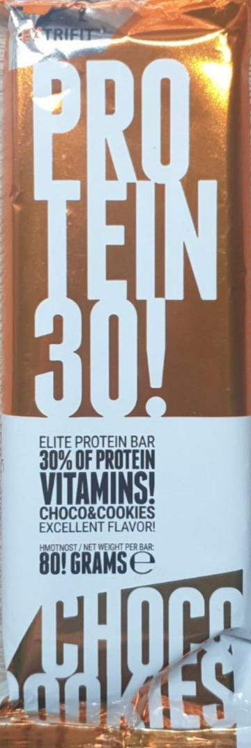 Fotografie - Protein bar 30! Choco Cookies Extrifit