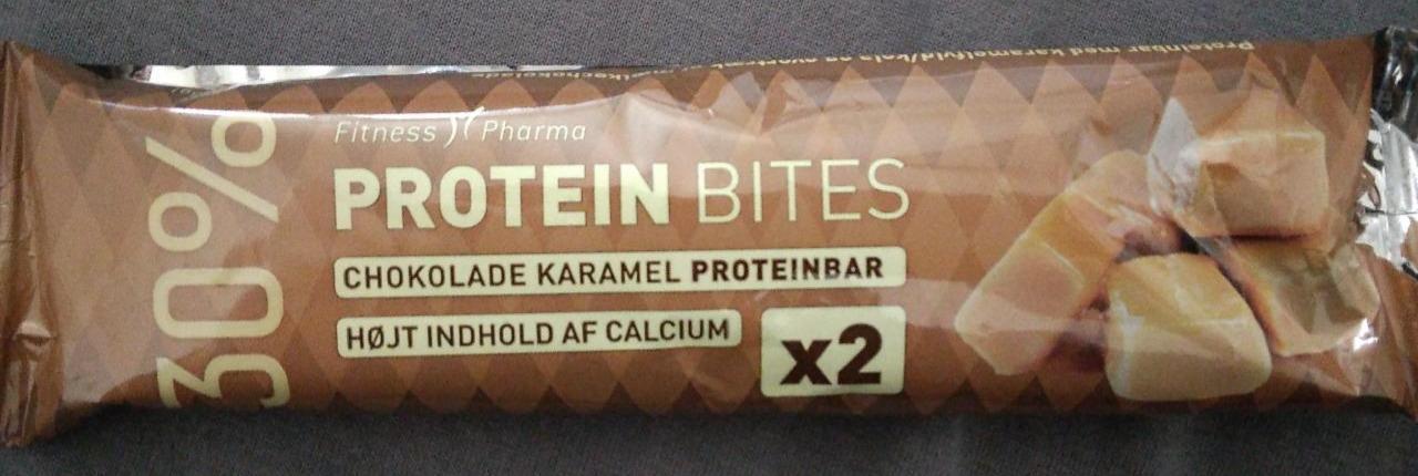 Fotografie - Protein Bites Chokolade Karamel Proteinbar Fitness Pharma