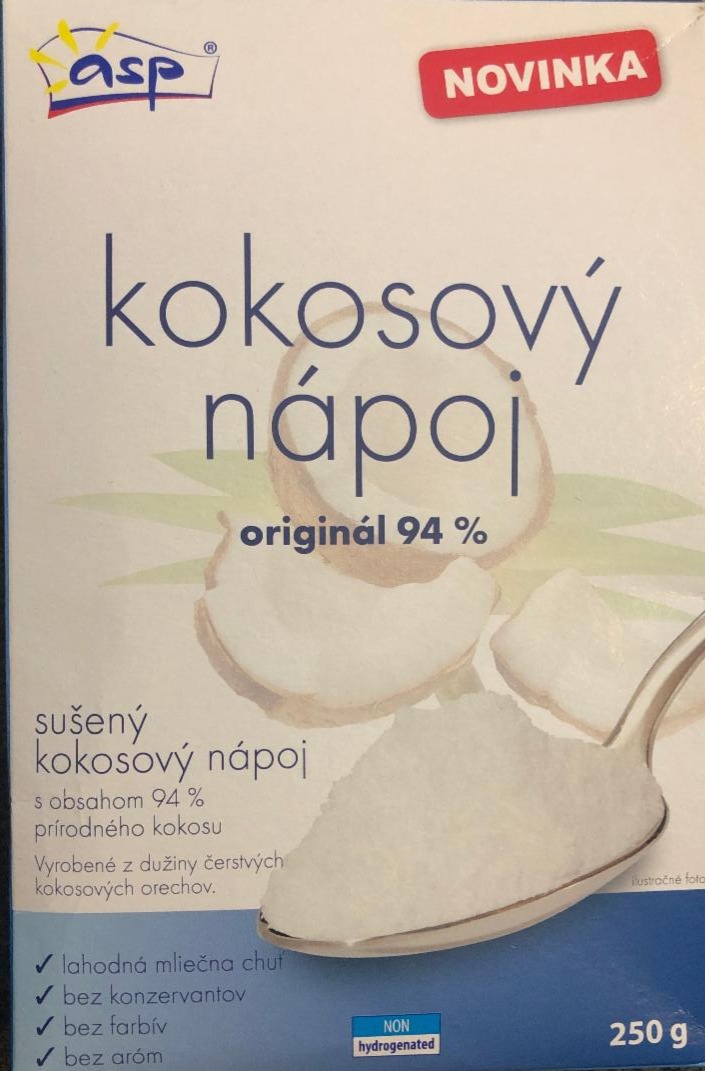 Fotografie - kokosový nápoj originál 94% ASP