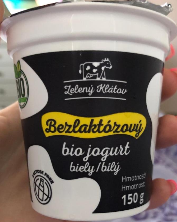 Fotografie - Bio jogurt biely bezlaktózový Zelený klátov