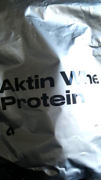 Fotografie - whey protein příchuť jahoda Aktin