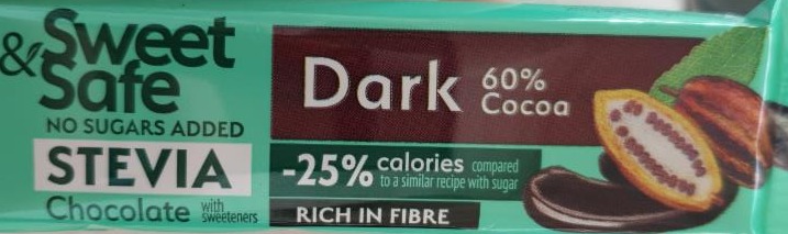 Fotografie - Sweet&safe Dark 60% Cocoa