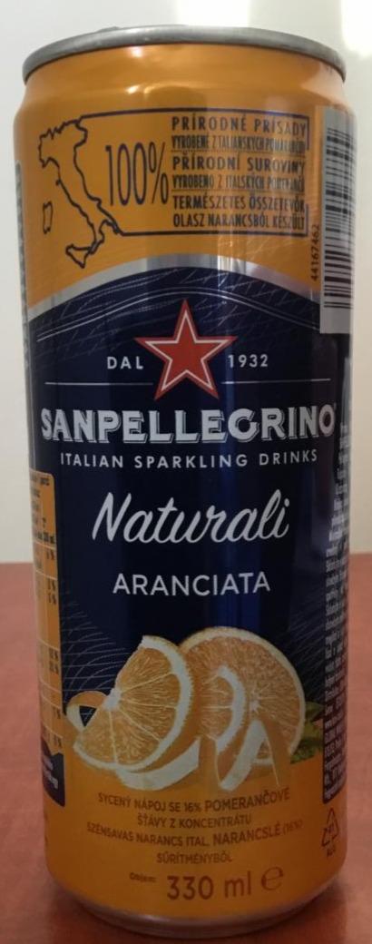 Fotografie - Naturali Aranciata Sanpellegrino