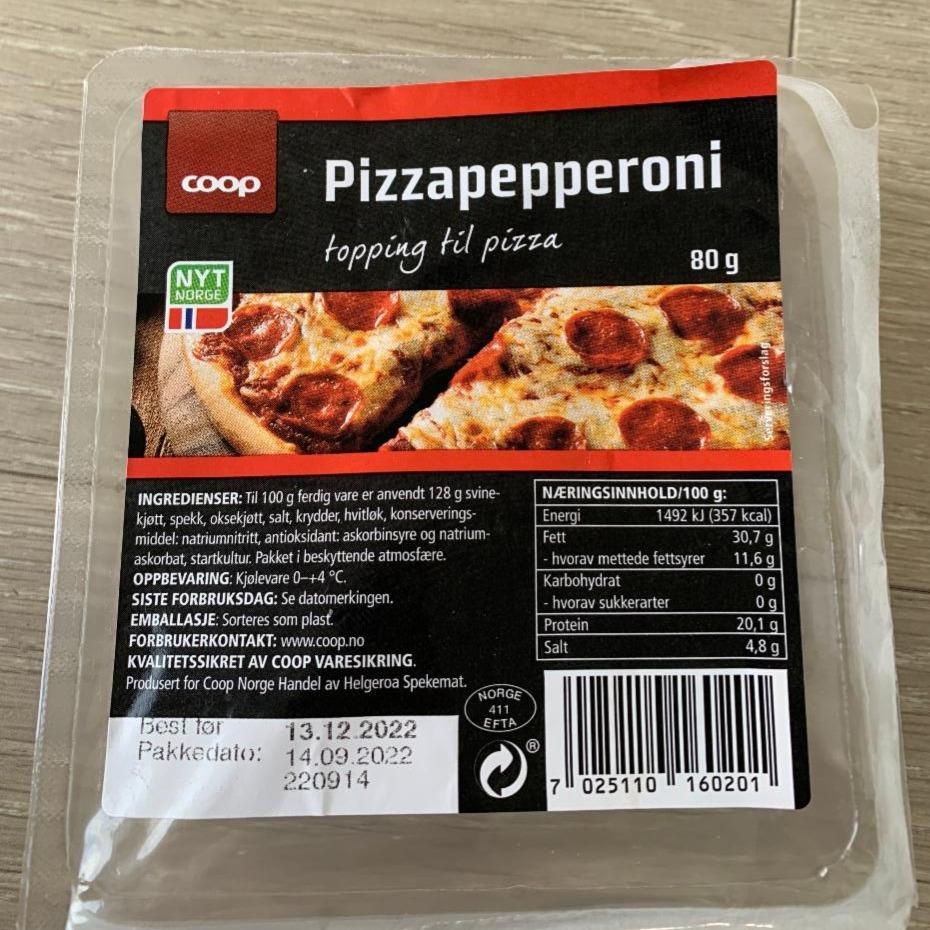 Fotografie - Pizzapepperoni coop