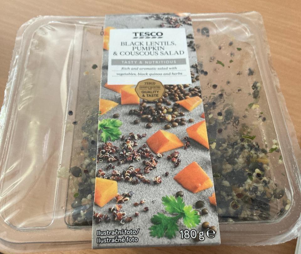 Fotografie - Black Lentils, Pumpkin & Couscous salad Tesco