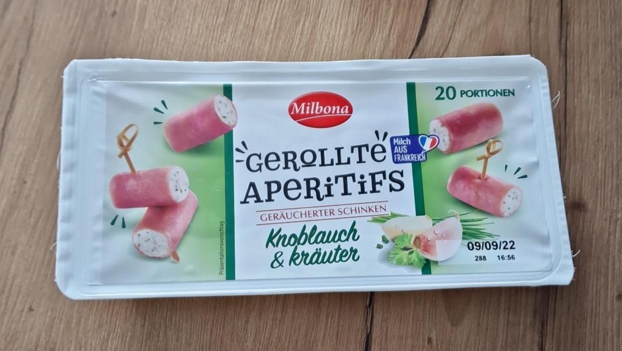 Fotografie - Gerollte Aperitifs Knoblauch & Kräuter Milbona