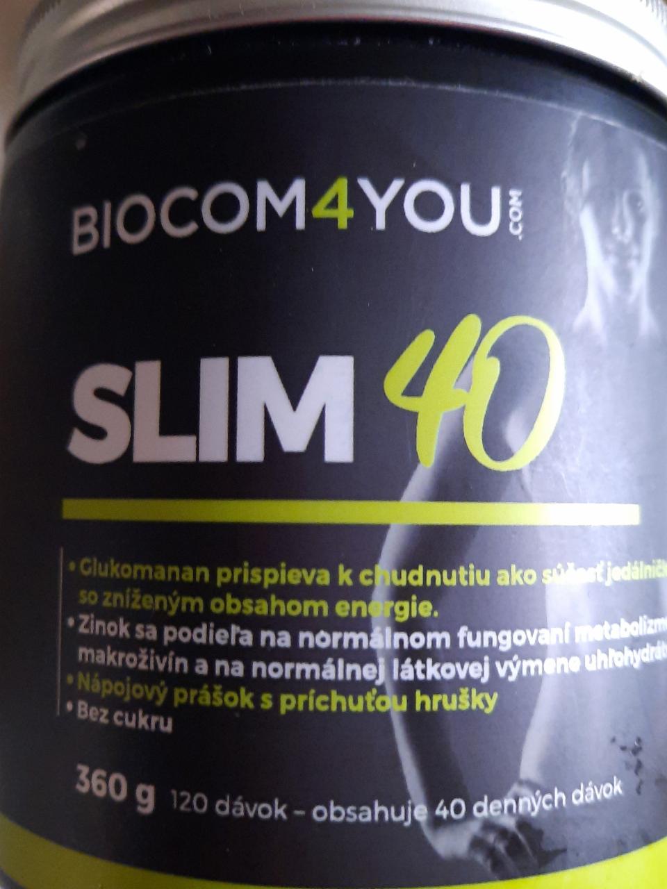 Fotografie - Slim 40 hruška Biocom4you