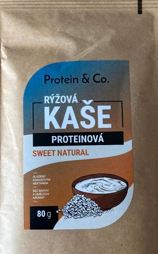 Fotografie - Rýžová kaše proteinová sweet natural Protein & Co.