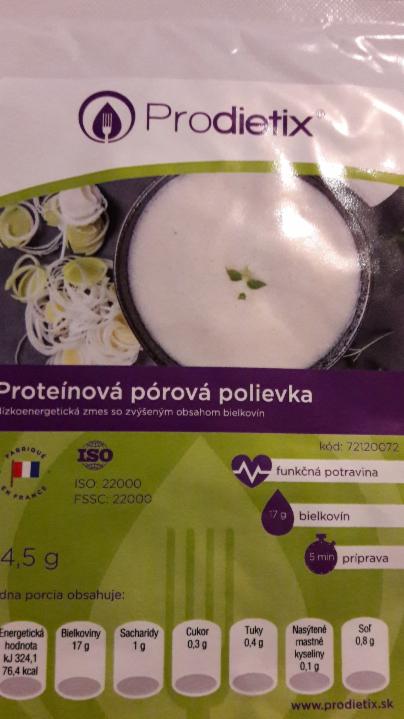 Fotografie - Prodietix proteínová pórová polievka