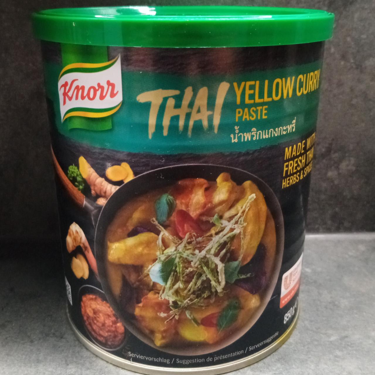 Fotografie - Thai Yellow Curry Paste Knorr