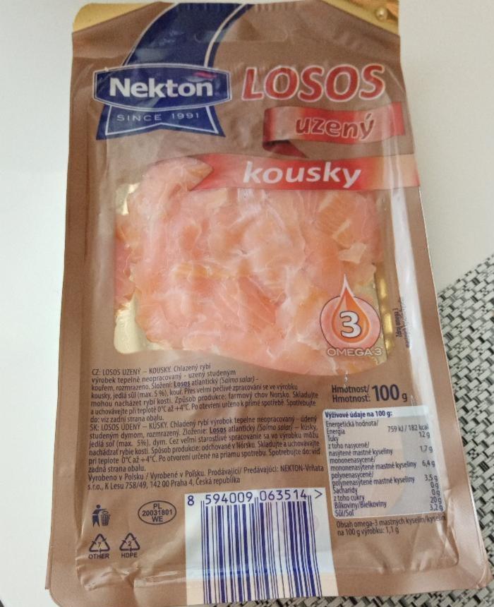 Fotografie - Losos údený kúsky Nekton