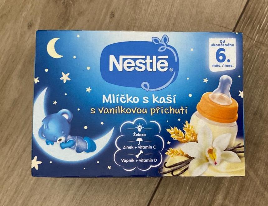Fotografie - Mlíčko s kaší s vanilkovou príchutí Nestlé