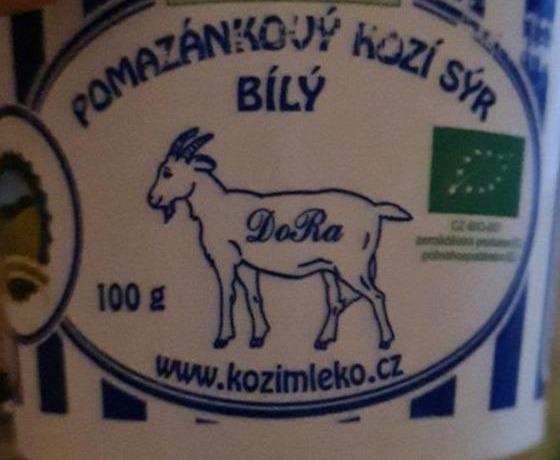 Fotografie - Pomazánkový kozí syr biely BIO DoRa