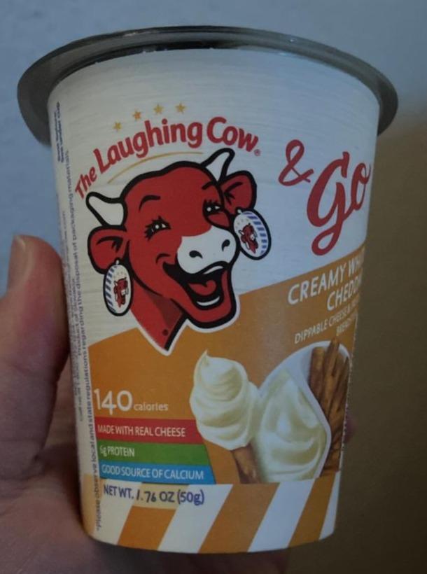 Fotografie - Creamy white cheddar The Laughing Cow & Go