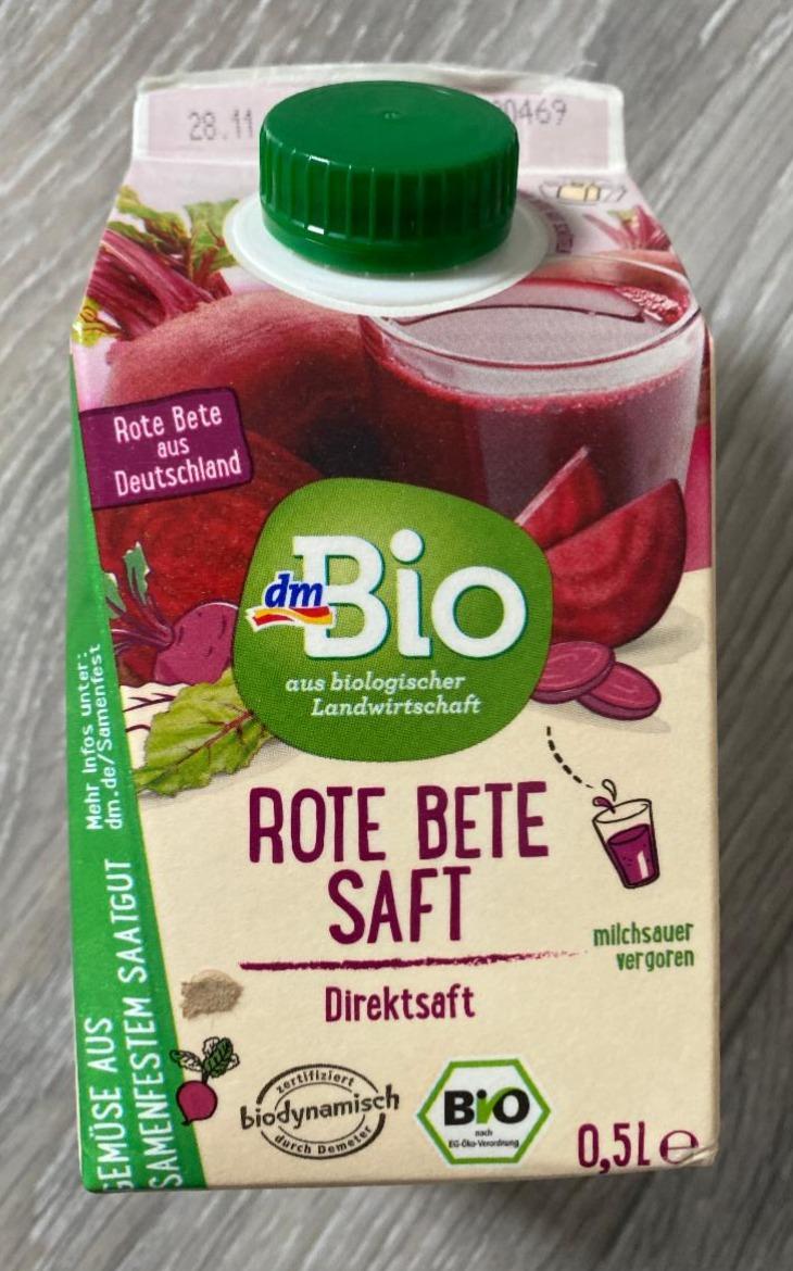 Fotografie - Rote bete Saft dmBio