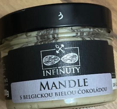 Fotografie - Mandle s belgickou bielou čokoládou Infinuty