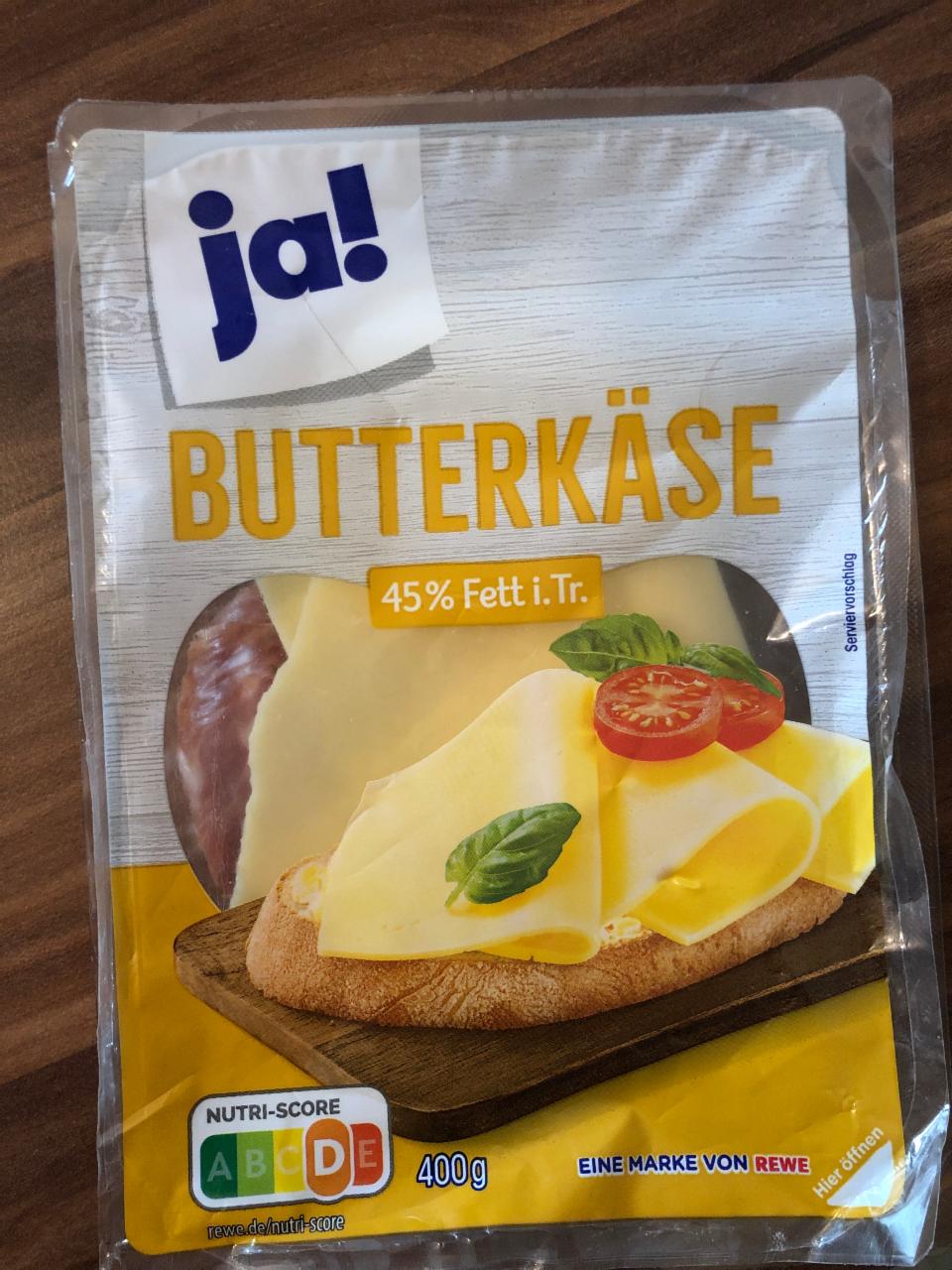 Fotografie - Ja! Butterkase 45% fett