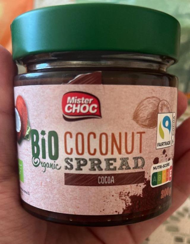 Fotografie - Coconut Spread Cocoa Bio Organic Mister Choc