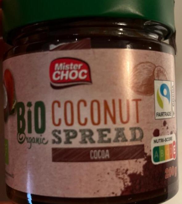Fotografie - Coconut Spread Cocoa Bio Organic Mister Choc