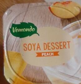 Fotografie - Soya dessert peach Vemondo