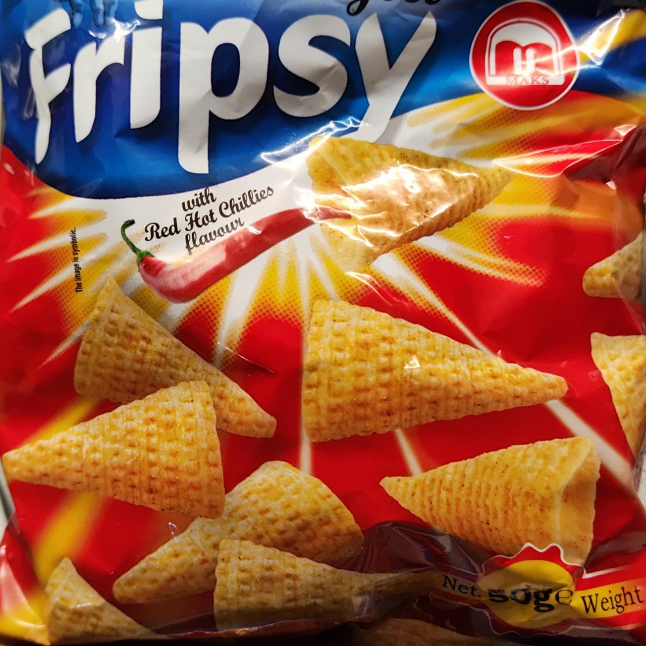 Fotografie - bugles frispy red hot chillies flavour