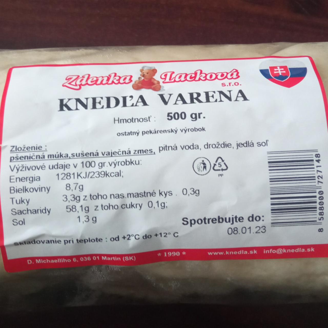 Fotografie - Knedľa varená Zdenka Lacková