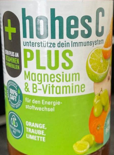 Fotografie - Plus Magnesium & B-Vitamine Hohes C