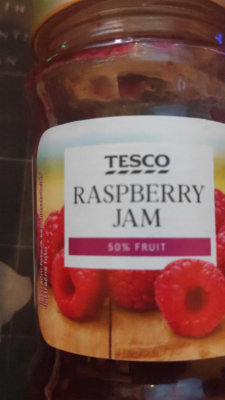 Fotografie - Raspberry Jam 50% fruit TESCO