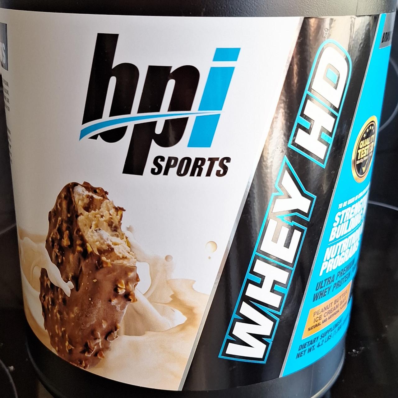 Fotografie - Whey HD Peanut butter ice cream bar bpi sports