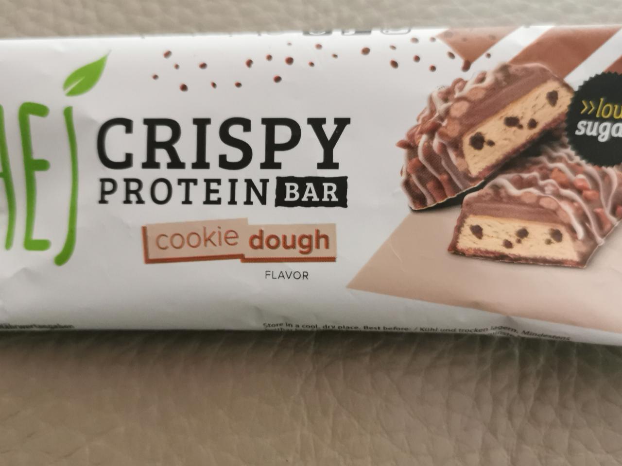 Fotografie - Hej Crispy protein bar cookie dough flavor