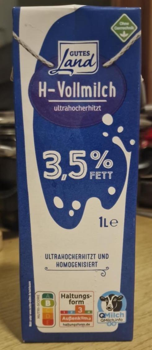 Fotografie - H-Vollmilch 3,5% Fett Gutes Land