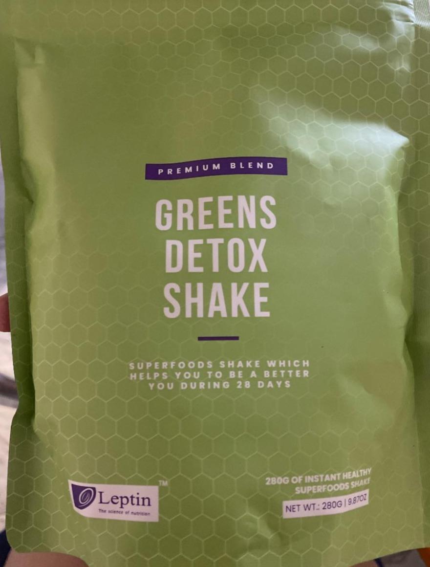 Fotografie - Greens Detox Shake matcha