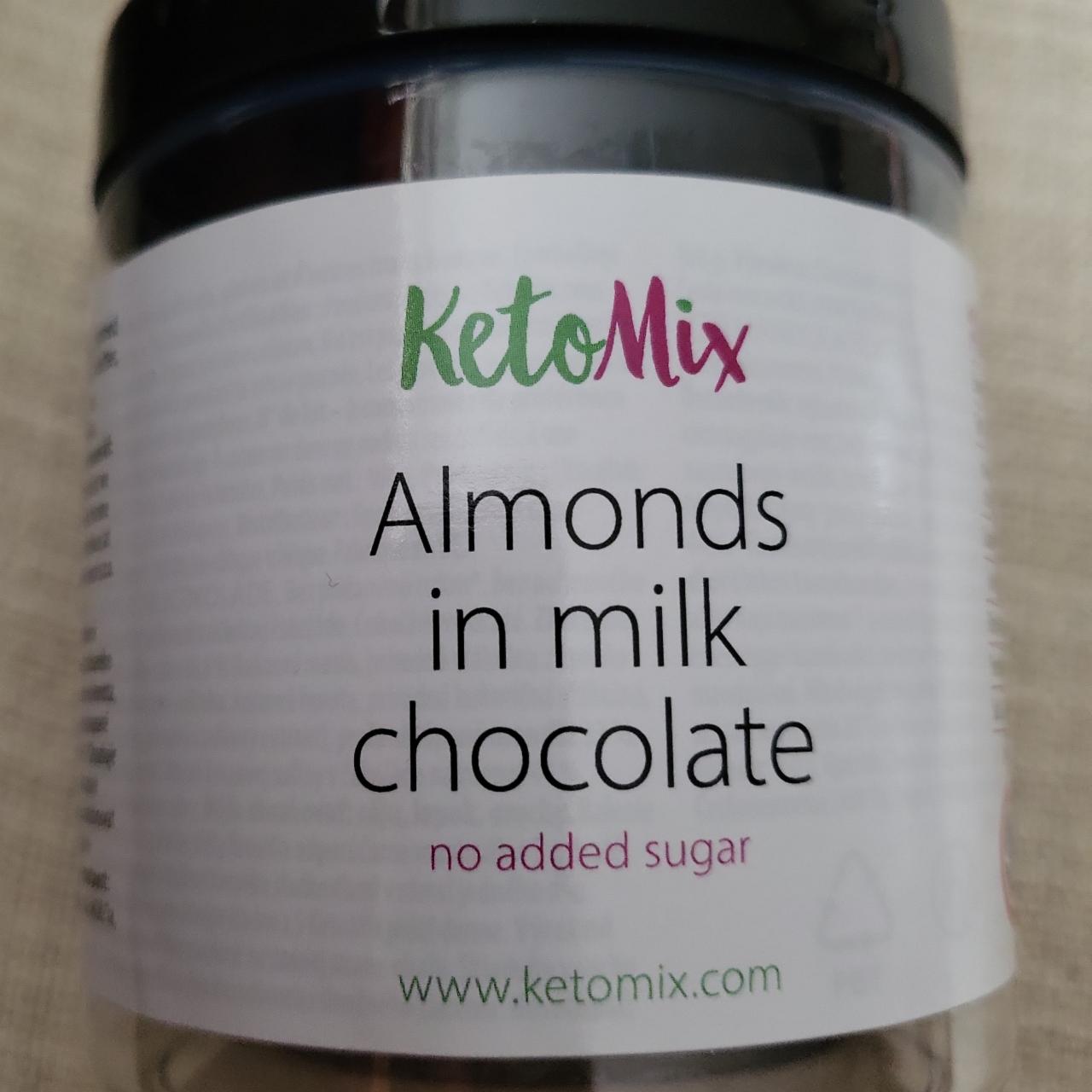 Fotografie - Almonds in milk chocolate KetoMix