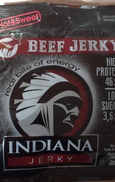 Fotografie - Beef Jerky Hot & Sweet INDIANA