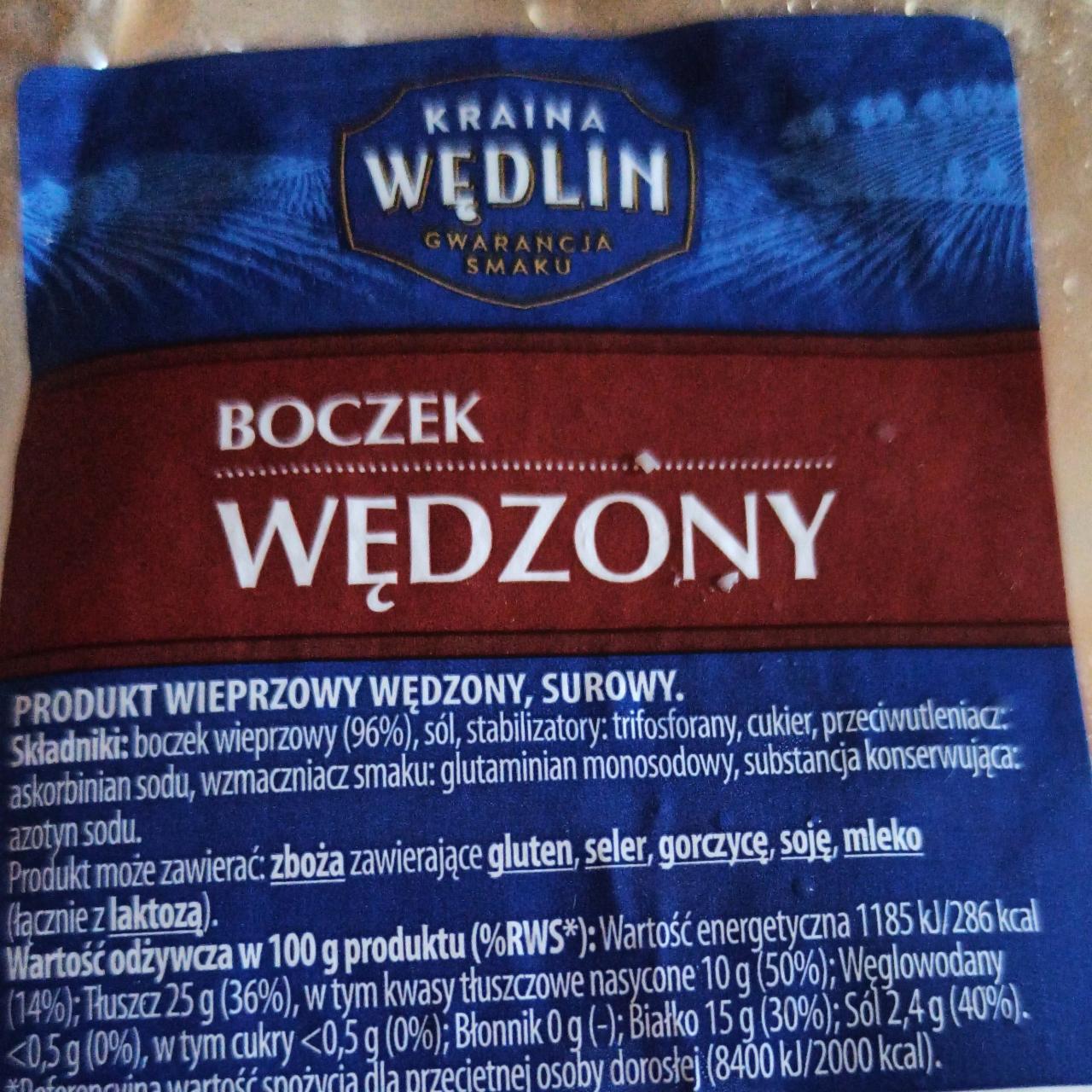 Fotografie - Boczek wędzony Kraina Wędlin