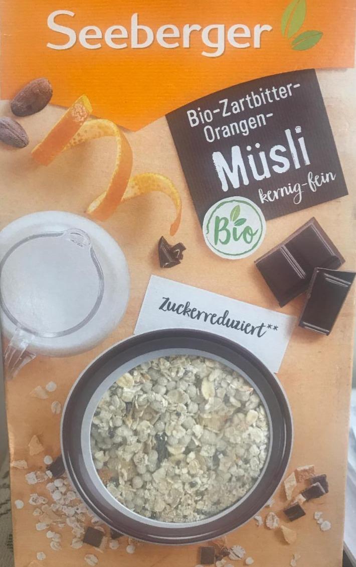 Fotografie - Bio Zartbitter Orangen Müsli