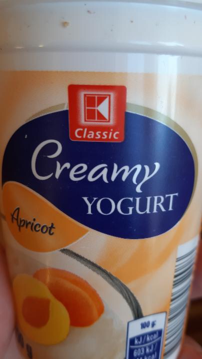 Fotografie - K-Classic Fineé Creamy Yogurt Smetanový jogurt meruňka 8,4%