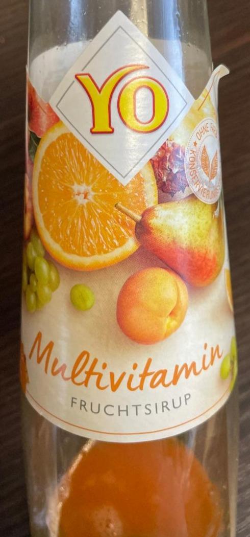 Fotografie - Multivitamin Fruchtsirup Yo (hotový nápoj riedenie 1:8)