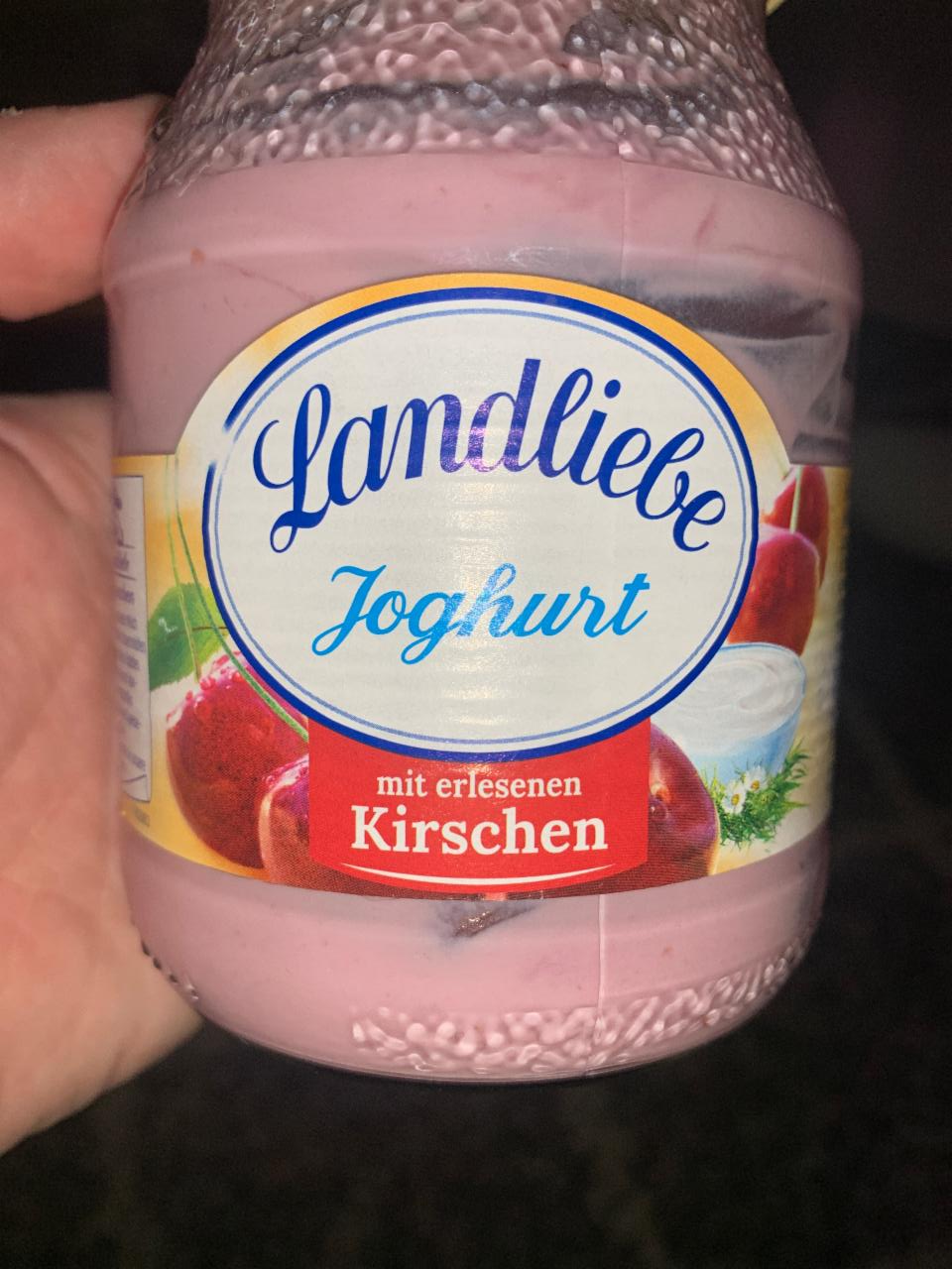 Landliebe Joghurt Kirschen - kalórie, kJ a nutričné hodnoty
