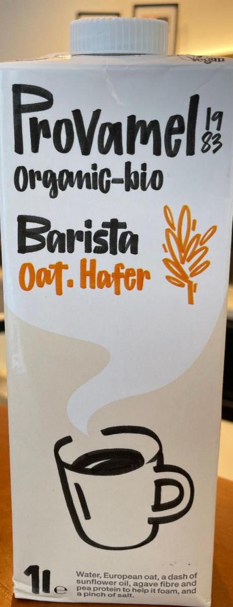 Fotografie - Barista Oat. Hafer Provamel organic-bio