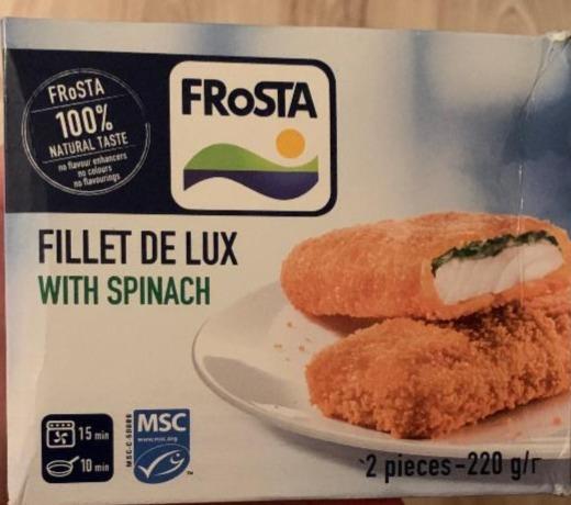 Fotografie - Frosta Fillet de lux se špenátem