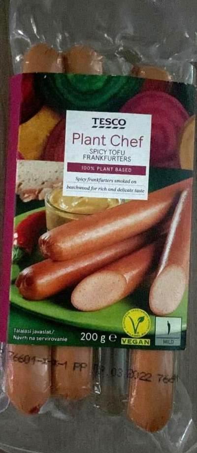 Fotografie - Tesco Plant Chef Spicy Tofu Frankfurters