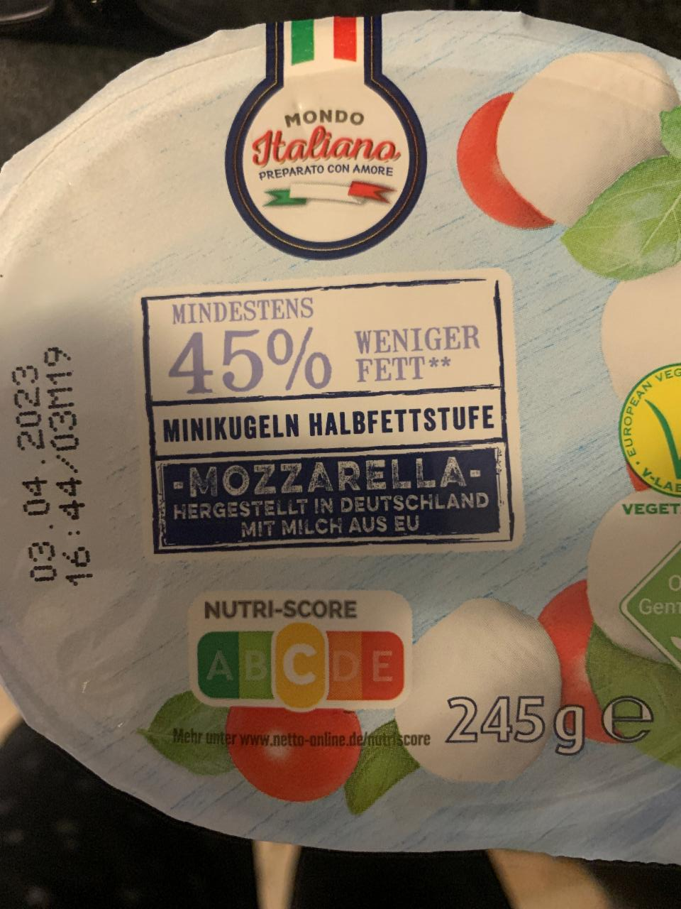 Fotografie - Mozzarella Minikugeln Mondo Italiano